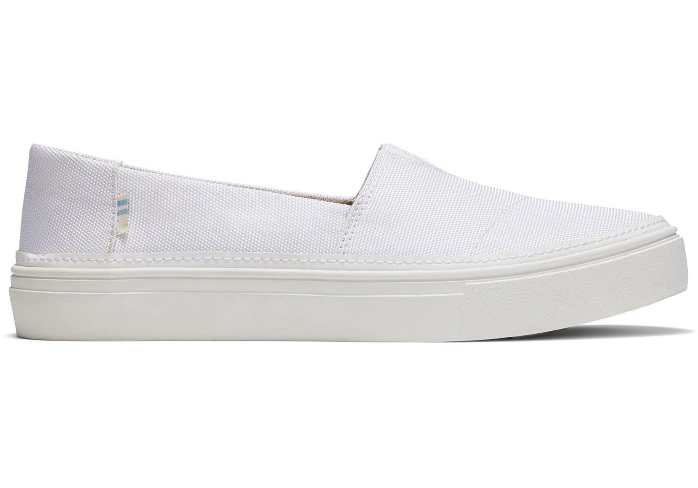 Toms Slip On Damskie Białe - Parker - 05BTDOUAE